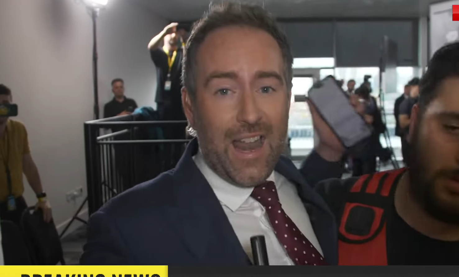 Sky news reporter forcibly removed from Tory campaign launch event