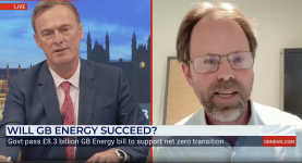 Professor Read speaking on GB News