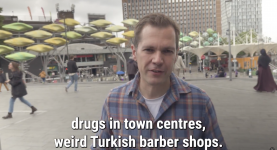 Robert Jenrick chasing down fare dodgers at Stratford station