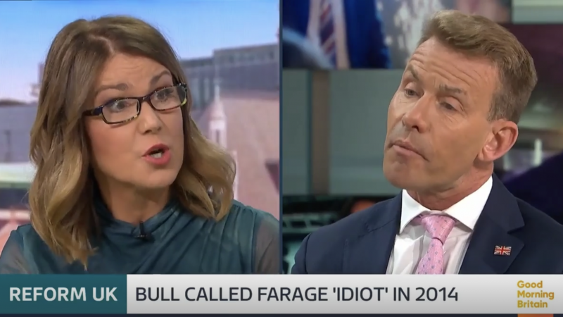 Reform's new chair David Bull speaking on Good Morning Britain