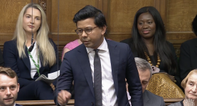 Kanishka Narayan MP mocking Nigel Farage's non-dom policy at PMQs