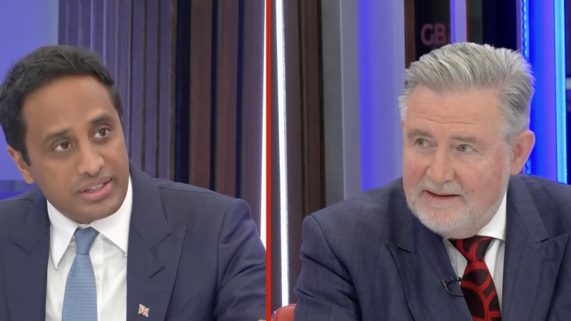 Barry Gardiner challenging Zia Yusuf