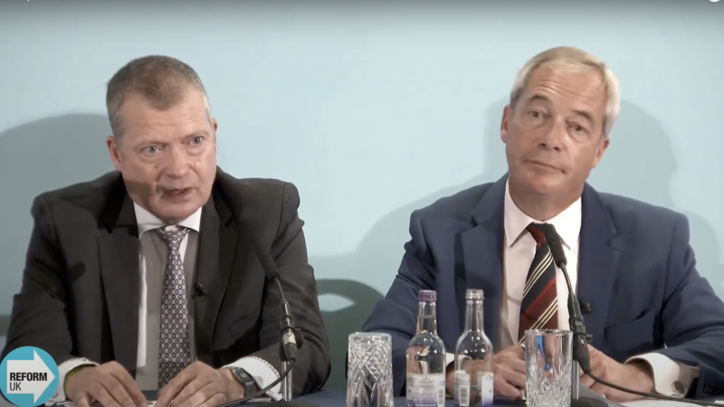 Graham Simpson and Nigel Farage