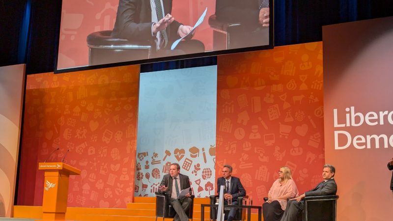 Reform Watch panel at Lib Dem conference