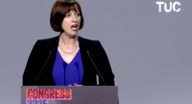 Bridget Phillipson speaking at TUC Congress