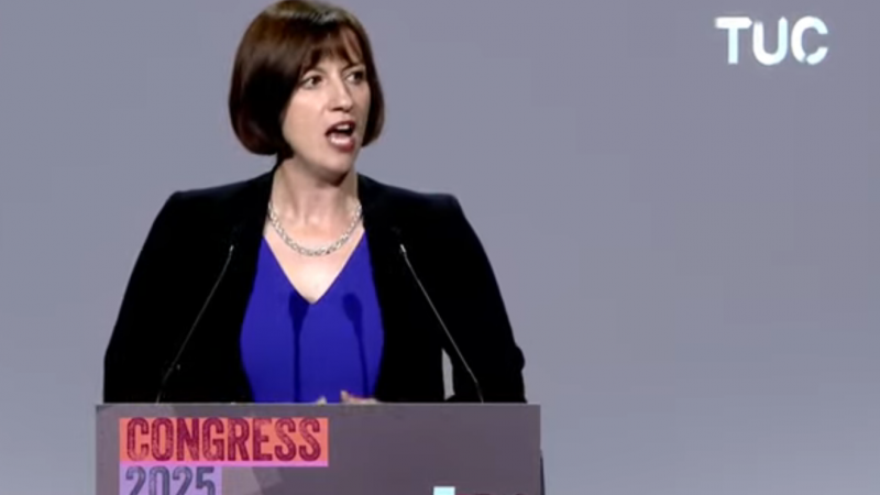 Bridget Phillipson speaking at TUC Congress