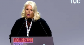 USDAW general secretary speaking at TUC Congress