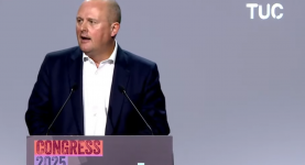 Paul Nowak speaking at TUC Congress
