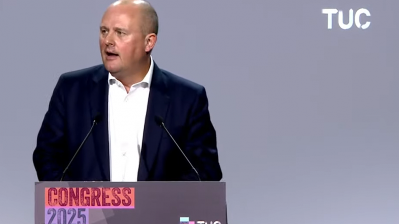 Paul Nowak speaking at TUC Congress