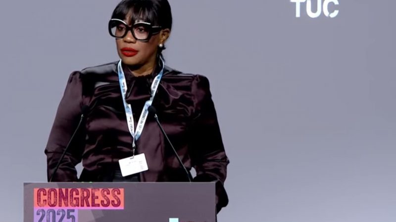 A Unite delegate speaking on an equal pay motion