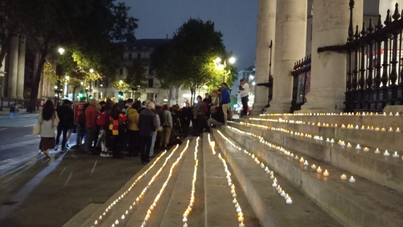 2025 Museum of Homelessness vigil at St Martins
