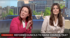Emily Darlington MP schools Reform's Laila Cunningham over council savings claims