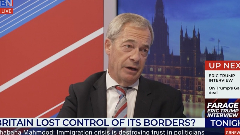 Nigel Farage's show on GB News