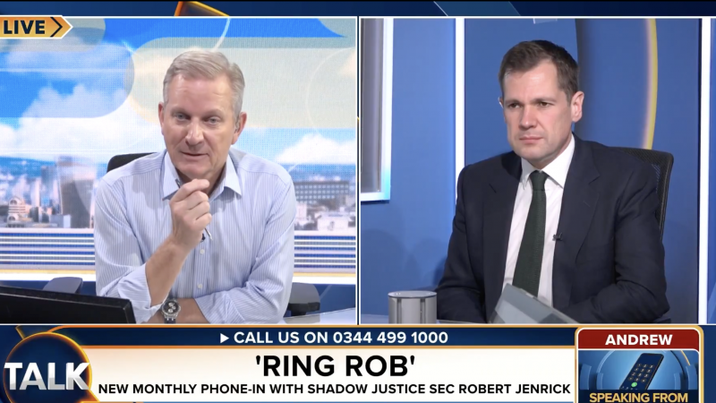 Robert Jenrick on TalkTV saying he would 'probably' ban the burqa