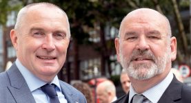 Dave Calfe with Mick Whelan