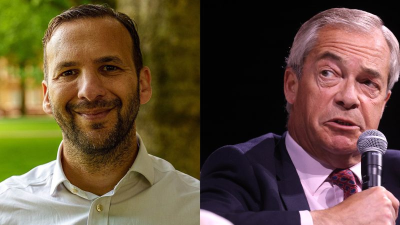 Zack Polanski and Nigel Farage