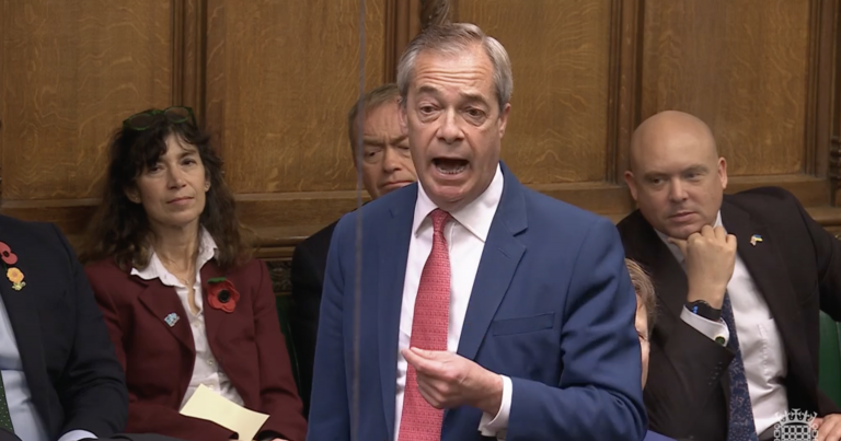 Nigel Farage at PMQs