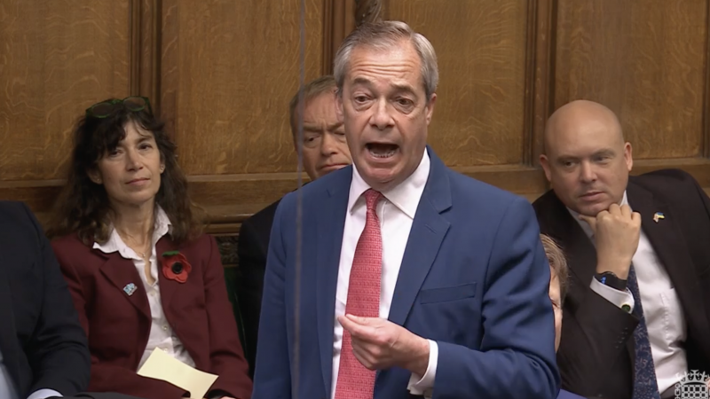 Nigel Farage at PMQs