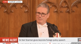 Keir Starmer makes annual foreign policy speech at the Guildhall