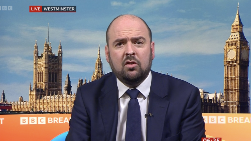 Tory shadow transport secretary Richard Holden on BBC Breakfast