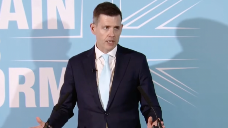 Matt Goodwin, Reform's candidate in the Gorton and Denton by-election