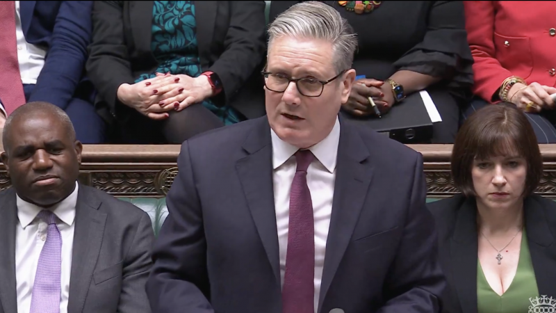 Keir Starmer at PMQs