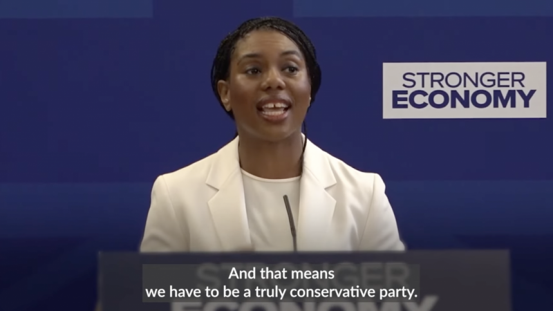 Kemi Badenoch says centrism is no longer welcome in the Tory party