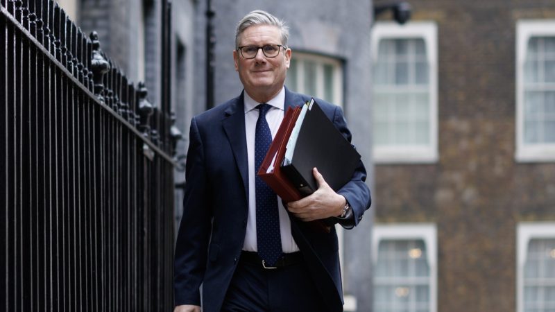 Keir Starmer in Downing Street