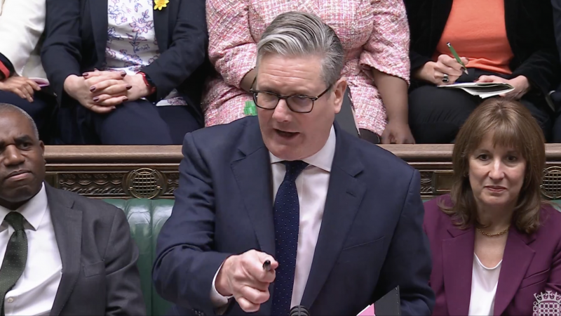 Keir Starmer at PMQs