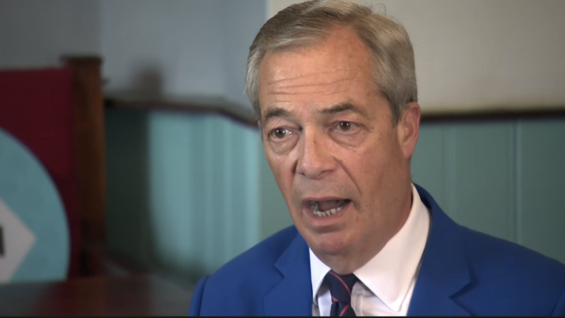 Nigel Farage defends Senedd candidate's Nazi salute