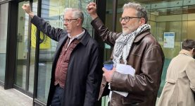 Palestine protest organisers convicted of breaching protest rules