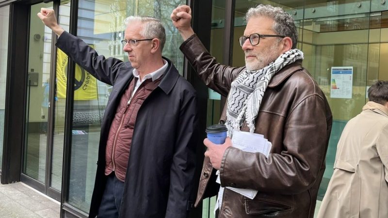 Palestine protest organisers convicted of breaching protest rules