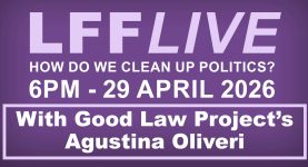 A graphic advertising the third edition of LFF Live