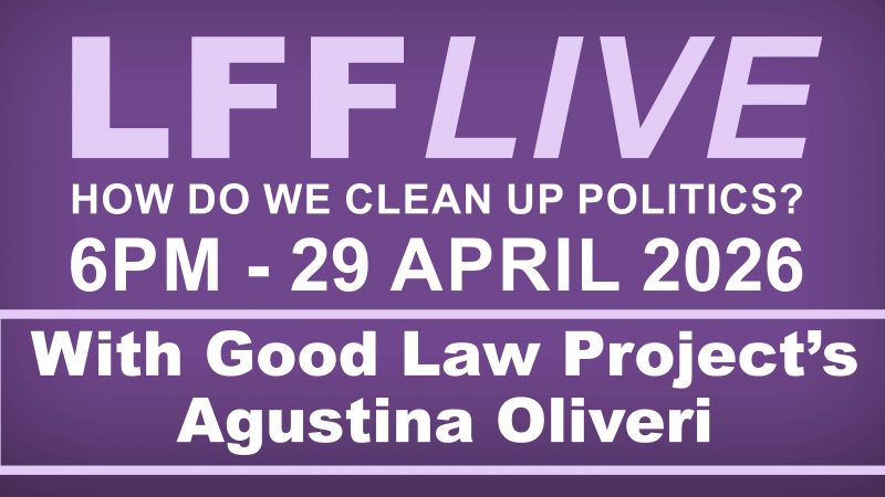 A graphic advertising the third edition of LFF Live