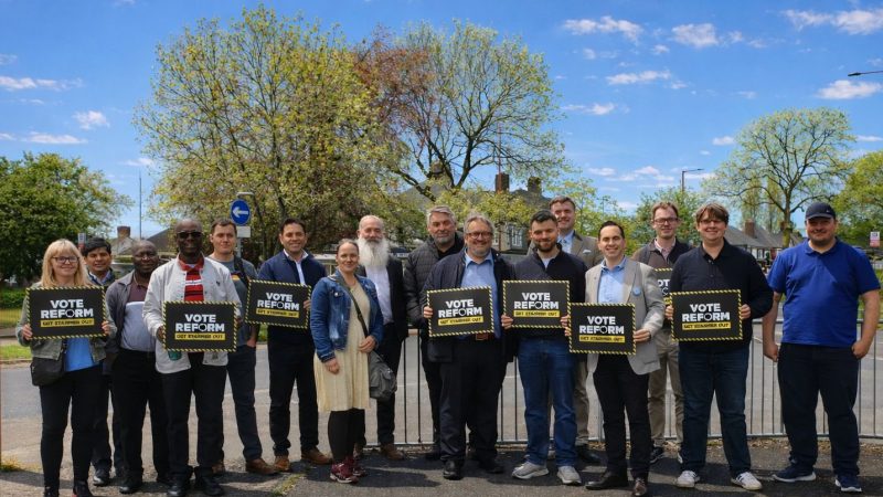 Richard Tice posted an AI-manipulated photo of campaigners